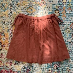 Abercrombie & Fitch Linen Mini Skirt
